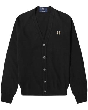 Fred Perry Cardigans - Nero