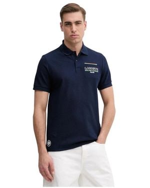 Lacoste Tops ,Blauw ,Katoen Umpire Poloshirt