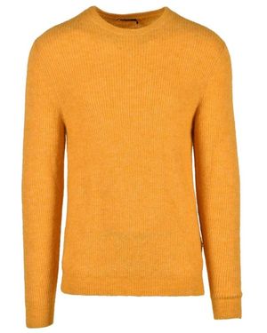 Antony Morato Senfgelbes strickoberteil für männer - Orange