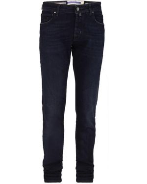 Jacob Cohen Dunkelblaue Bard Super Stretch Jeans