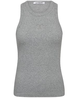 co'couture Sleeveless Tops - Grey