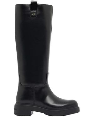ARMANI EXCHANGE Schoenen ,Zwart ,Polyester Hoge Laarzen