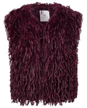 Nukus Mila Gilet Feder - Lila