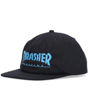 Thrasher Accessoires ,Zwart ,Katoen Blauwe Skate Mag Logo Snapback Pet
