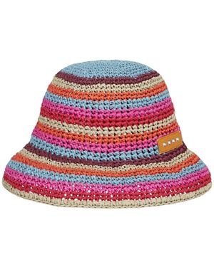 Etro Accessoires ,Veelkleurig ,Bucket Hat - Rood