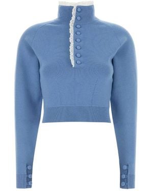 Chloé Rollkragenpullover - Blau