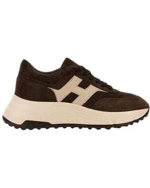 Hogan H669 Hi‑Fi Sneaker - Braun