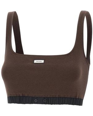 Entire studios Sleeveless Tops - Brown