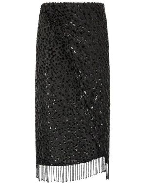 Roberto Cavalli Midi Skirts - Noir