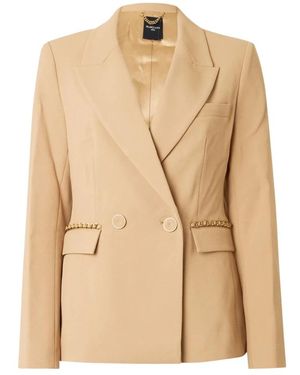 Marciano Jassen ,Bruin ,Maye Doublebreast Chain Blazer - Naturel