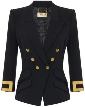 Elisabetta Franchi Blazers - Negro