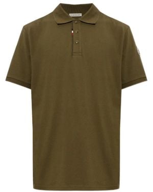 Moncler Polo Shirts - Verde