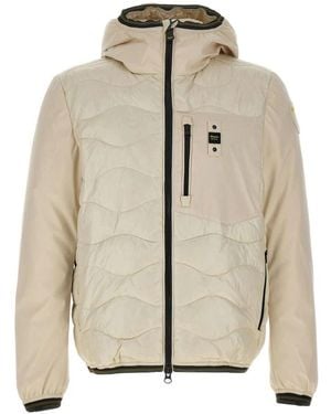 Blauer Winter Jackets - Natur