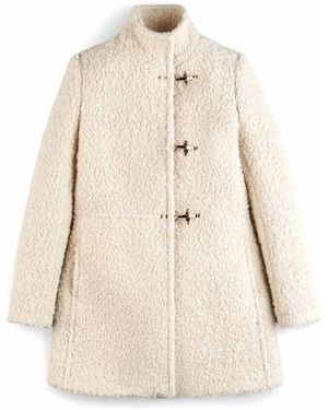 Fay Single-Breasted Coats - Neutro