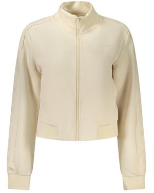 Guess Hoodies & Sweatvesten ,Polyester Sweatshirt Met Lange Mouwen - Naturel
