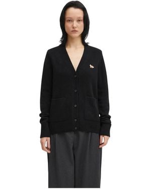 Maison Kitsuné Cardigans - Negro