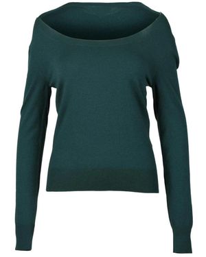 Bottega Veneta Round-Neck Knitwear - Verde