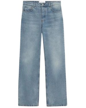 Ami Paris Gerades Jeans - Blau