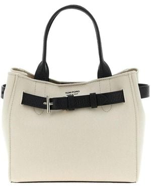 Tom Ford Audrey Kleine Shopper - Naturel
