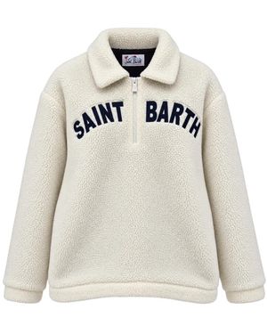 MC2 Saint Barth Fitness ,Teddy Fleece Vest - Wit