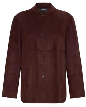 Max Mara Gocce Button-Up Jacket - Paars