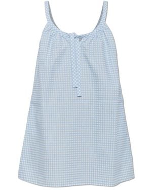 Posse Lila Katoenen Jurk - Blauw