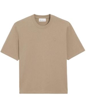 Ami Paris Tops ,T-Shirts - Naturel