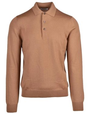 Gran Sasso Round-Neck Knitwear - Brown