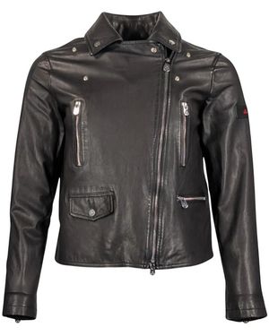 Peuterey Leather Jackets - Gray