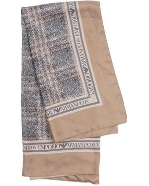 Emporio Armani Silky Scarves - Grey