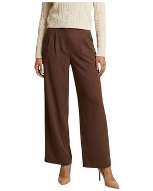 ONLY Wide Leg Tailored Broeken - Bruin