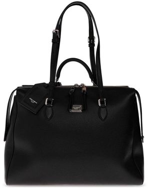Dolce & Gabbana Vittoria Ledertasche - Schwarz