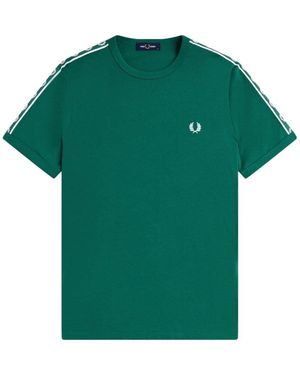 Fred Perry Tops ,Groen ,T-Shirts