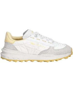 Lacoste Schoenen ,Wit ,Polyester Elite Active Evo Sneakers