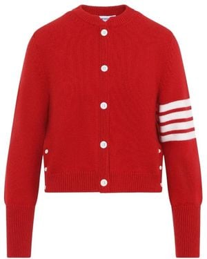 Thom Browne Cardigans - Rojo