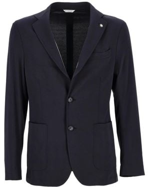 Manuel Ritz Stilvolle Jacke - Blau