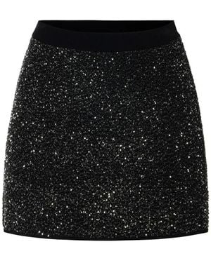 Elisabetta Franchi Short Skirts - Negro