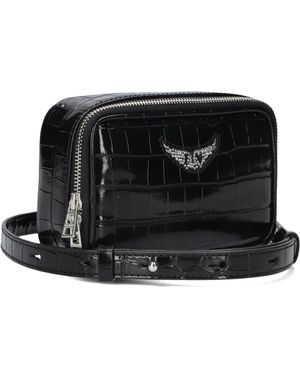 Zadig & Voltaire Stilvolle Schultertasche Für Mädchen - Schwarz