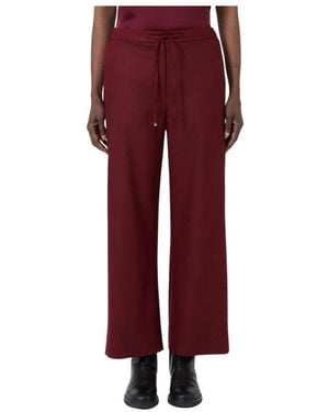 Max Mara Wide Trousers - Rojo