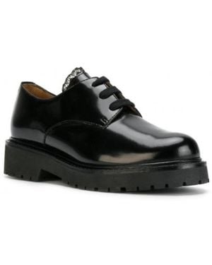 Twinset Laced Shoes - Black