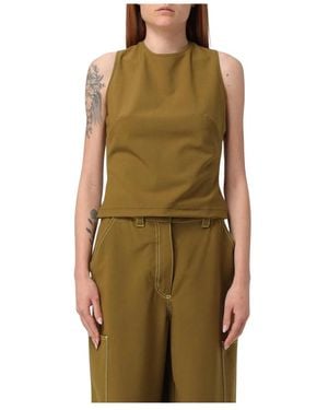 Sunnei Sleeveless Tops - Verde