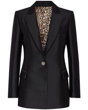 Philipp Plein Jassen ,Zwart ,Polyester Kantoorjas
