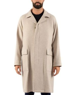 Tagliatore Jassen ,Bruin ,Single-Breasted Coats - Naturel
