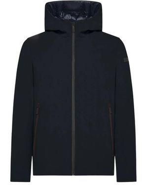 Rrd Jassen ,Blauw ,Katoen Katoenen Parka En Pufferjassen