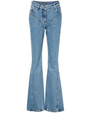 Mugler Flared Jeans - Blu