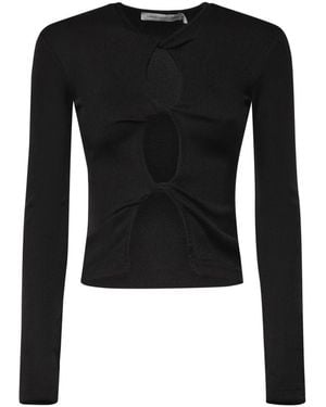 Christopher Esber Tops ,Zwart ,Long Sleeve Tops