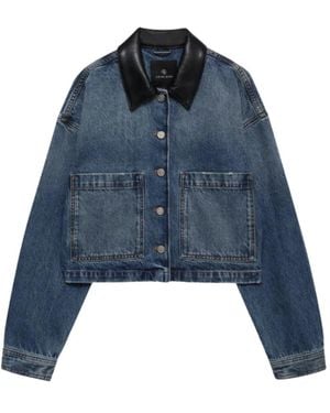Anine Bing Denim Jackets - Blue