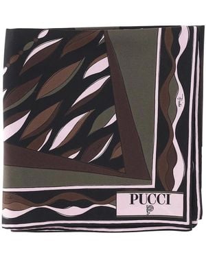 PUCCI Silky Scarves - Nero