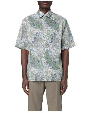 Etro Short Sleeve Shirts - Grey