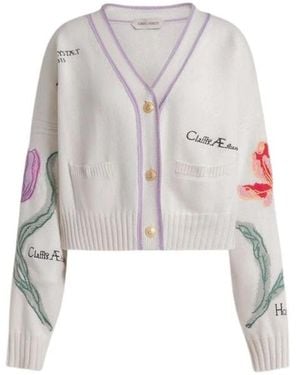 Alberta Ferretti Cardigans - Blanco